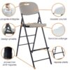 PEREL -FP140N -Chaise Haute Pliante